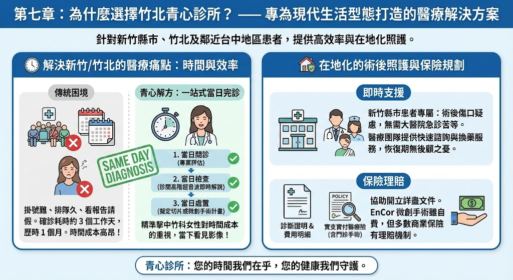 選擇青心診所原因與優勢圖